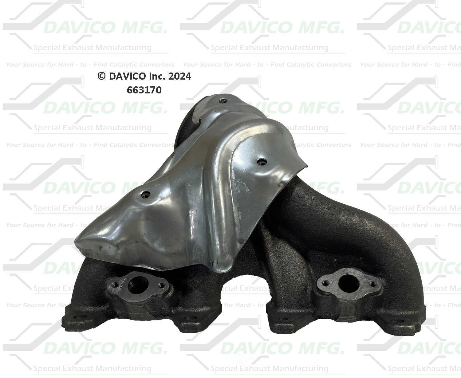 Davico Mfg 663170 Stand alone Exact-Fit exhaust manifold