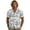 Cactus Desert, variant on Xixirimido Blue Tie-dye Print Men's Cuban Collar Linen Shirt, Short Sleeve Casual Button Down Summer Beach Vacation Shirts, Small