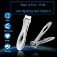 Nail Clippers For Thick Nails Wide Jaw Opening Oversized Nail
