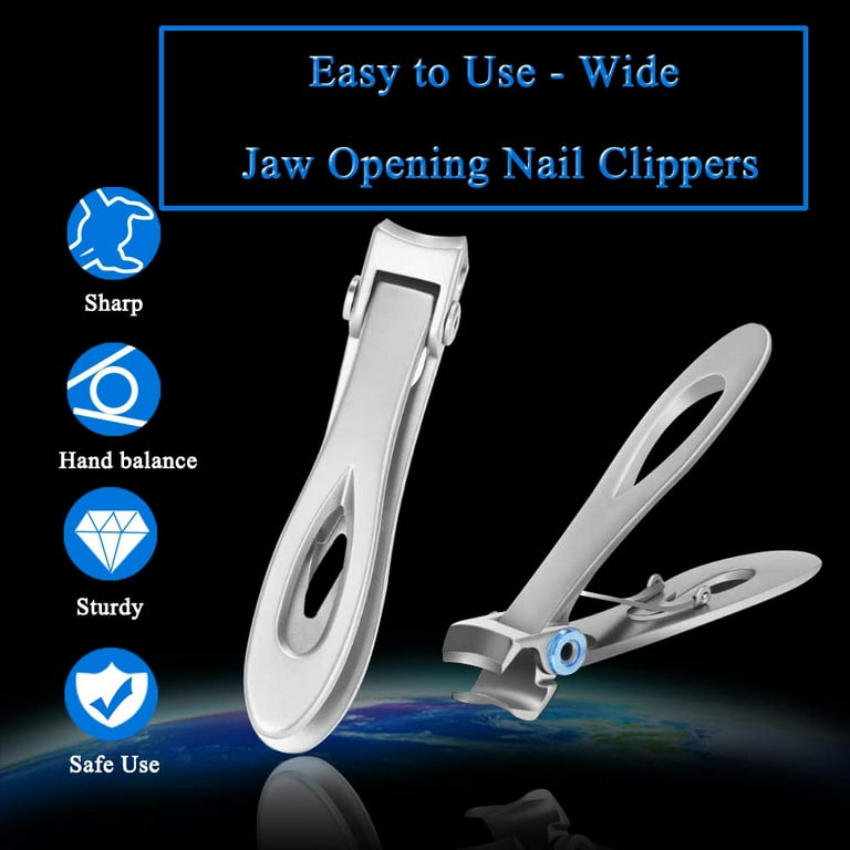 Nail Clippers for Men Thick Nails - Professional Extra Large Heavy