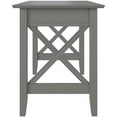 thumbnail image 4 of AFI Lexi Solid Wood Writing Desk with Felt Lined Drawer in Gray, 4 of 7