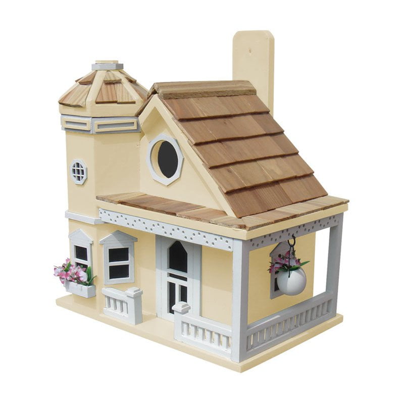 Home Bazaar Flower Pot Cottage Birdhouse by Home Bazaar Inc.