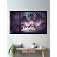 thumbnail image 2 of Fallen Angel Poster Wall Art, Modern Wall Decor, 16x24 UNFRAMED, 2 of 3