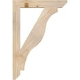 thumbnail image 3 of Ekena Millwork 3 1/2"W x 26"D x 38"H Funston Slat Smooth Bracket, Douglas Fir, 3 of 4