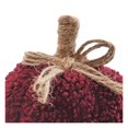 thumbnail image 3 of Way To Celebrate Sherpa Pumpkin Decoration, Diameter 7 inch, Burgundy colour, 3 of 4