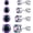 Silvery-Rainbow-CZ 3-6mm, variant on 4 Pairs Titanium Hypoallergenic Earrings for Sensitive Ears,Rainbow 5A Cubic Zirconia Screw Back Stud Earrings for Women Men Surgical Stainless Steel Double Side Earrings Piercing