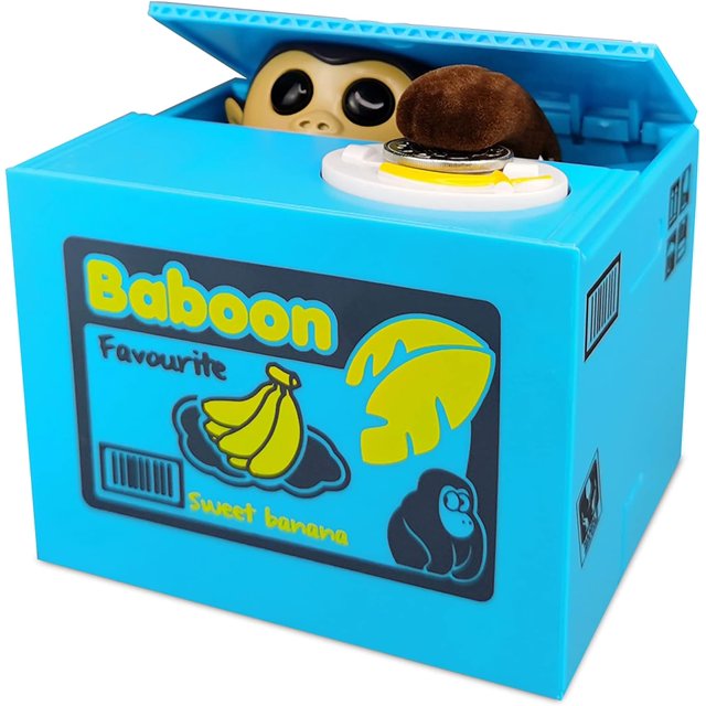 Alcancía automática voladora de dibujos animados, alcancía bonita para niños, caja electrónica para ahorrar dinero, juguetes de cumpleaños, regalos para niños
