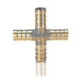 thumbnail image 3 of Accesorio de tubería de púas de latón, conector de latón de 2, 3 y 4 vías para mangueras de 4 mm, 5 mm, 6 mm, 8 mm, 10 mm, 12 mm, 16 mm y 19 mm, accesorios de tubo de agua de cobre Pagoda, Y de 3 vías, 3 of 4
