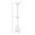 thumbnail image 2 of Logan Square White & Gold Coat Rack Tree, 2 of 6