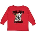 thumbnail image 3 of Inktastic Dog Bulldog Squad Boys or Girls Long Sleeve Toddler T-Shirt, 3 of 5