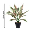 thumbnail image 3 of Artificial Potted Plants Fake Greenery for Indoor Home Decor - Faux Tree for Living Room Office Bedroom Shelf Tabletop Decoration - No Maintenance Artificial Plants with Sturdy PVC Leaves, 3 of 6