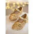 thumbnail image 3 of Toddler Flower Girl Dress Shoes - Girl Ballet Flats Party School Shoes Wedding, 3 of 7