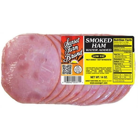Sunset Farm Sliced Smoked Ham, 14 oz