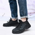 thumbnail image 6 of Men's Cotton Shoes With Thick Velvet For Middle And Elderly Dad Shoes Slip And Warm High Top Men's Boots, 6 of 8