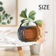 thumbnail image 6 of Space Heater, Small Desk Heater with High Output, Safe and Quiet Ceramic Desktop Heating Fan for Home Bedroom Office Desk Indoor Use(Grey), 6 of 14
