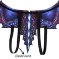 thumbnail image 4 of AlevRam Adult Dragon Wings Costume Accessory, Lightweight Adjustable Fantasy Wings for Halloween Cosplay, Carnival Festival Party Outfit Prop for Men and Women, Black Green Red Blue Yellow Purple, 4 of 6