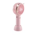 thumbnail image 3 of Fan Handheld Fan Portable Rechargeable Quiet Mini Fan Desk Fan with Base Colorful Light for Summer Indoor Outdoor Activities, 3 of 8