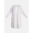 thumbnail image 4 of Terra and Sky Women's Plus Core Duster Cardigan with Long Sleeves, Lightweight,Sizes 0X-5X, 4 of 4