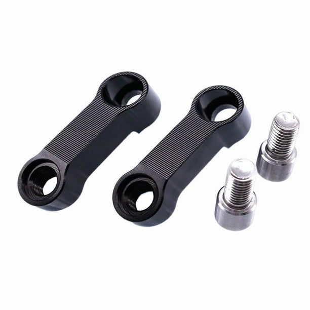 Elevadores de montaje de espejo Cola 10 mm alto rendimiento duradero con tornillos M10 Negro