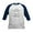 Navy/White, variant on CafePress - Christmas Birthday Baseball Jersey - Kids Cotton Baseball Jersey, 3/4 Sleeve Shirt