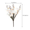 thumbnail image 2 of Supvox Faux Flowers Artificial Flower Arrangement Plastic Backdrop Indoor Decoration 1 Pcs, 2 of 6