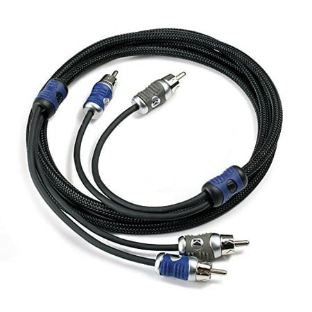 Kicker QI25 5-Meters 2-Channel Q-Series RCA Audio Interconnect Cable