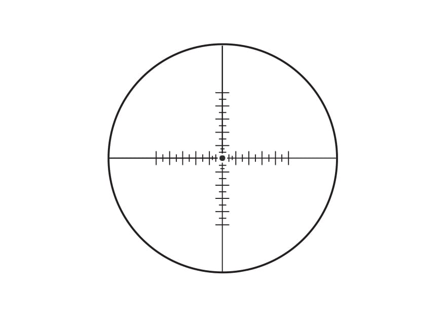 Sightron SIII Long Range Rifle Scope 6-24x 50mm Mil Hash Reticle Matte Black