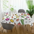 thumbnail image 3 of Yayeee Tablecloths 60" x 120" Rectangle Wrinkle Resistant Party Table Cover, Various Vegetables Pattern, 3 of 8