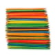 thumbnail image 1 of Bastoncillos de madera multicolor para manicura, removedor de esmalte y cuidado de cutículas, paquete de 100 unidades, 1 of 6