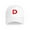White, variant on CafePress - Letter D Red - Adjustable 100% Brushed Unisex Casual Cotton Baseball Cap, Beige, 1