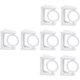 thumbnail image 1 of 8 Piezas Soporte para Poste Soporte para Varilla de Tensión Abrazadera para Cortina Gancho para Cortina de Ducha Ganchos para Baño Soportes para Barra de Cortina Ganchos para Cortinas Varilla para Gi, 1 of 5