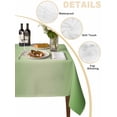 thumbnail image 2 of Spring Green Ombre Table Cloth, Modern Gradient Abstract Art Waterproof Tablecloth for Square Tables, Reusable Washable Fabric Table Cover for Restaurant Kitchen Dining Tables 54"x54", 2 of 6
