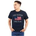 thumbnail image 3 of One Nation Distressed Flag USA Pride Men's Graphic T Shirt Tees Brisco Brands M, 3 of 6