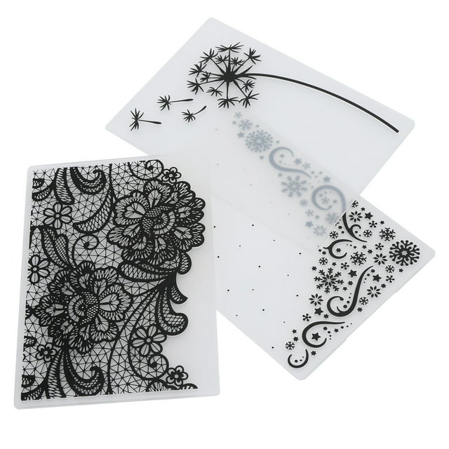 Embossing Folders, Embossing Template, Easy Operation 3Pcs DIY Paper Craft Beautiful For Paper Craft Embossing Machine Scrapbooking Card Making