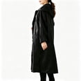 thumbnail image 7 of Neewe Womens Plain Rain Poncho Stylish Polyester Waterproof Raincoat with Pocket Hood Zipper, 7 of 7