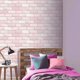 thumbnail image 2 of Arthouse - Papel Pintado de Pared Diamond Diseño Ladrillo (Rosa), 2 of 2
