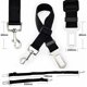 thumbnail image 2 of Arnés de sujeción de nailon negro de primera calidad ajustable, correa para cinturón de seguridad para perros, paquete de 2, para coche, vehículo, seguridad, 2 of 5