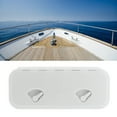 thumbnail image 4 of Marine Deck Access Hatch, Marine Deck Hatch ABS 180° Hinged With Lock Recessed Handle For Marine For RV For Boat For  White,Black, 4 of 8