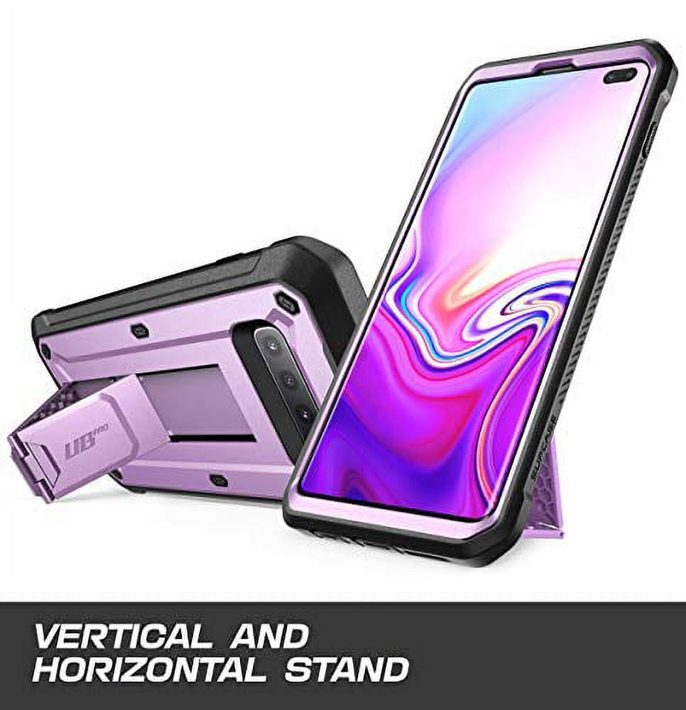 i-Blason Unicorn Beetle PRO Holster - Protective case for cell phone - rugged - polycarbonate, thermoplastic polyurethane (TPU) - purple - for Samsung Galaxy S10+