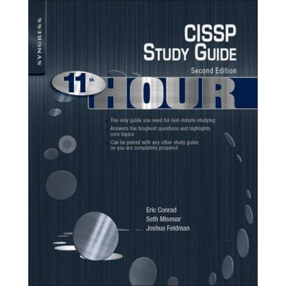 Pre-Owned Eleventh Hour CISSP: Study Guide (Paperback) 0124171427 9780124171428