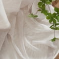 thumbnail image 5 of THD Zoey Faux Linen Textured Semi Sheer Window Rod Pocket Thick Curtains Drapery Panels, 2 Panels, 5 of 8