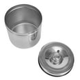 thumbnail image 2 of Pot en Acier Inoxydable, Pot en Coton Robuste Réutilisable pour Onguent 12cm / 4.7 Po, 2 of 8
