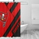 thumbnail image 3 of Cortina de ducha de secado rápido impermeable para baño de los Buccaneers, cortina de ducha con ganchos, decoración de fútbol americano, juego de cortinas de ducha para baño, plancha de 60 x 72, 3 of 8