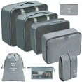 thumbnail image 3 of beisidaer 8Pcs Travel Organizer Set: Packing Cubes For Efficient Travel! Shoe Tidy Pouch, 3 of 7