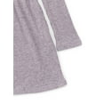 thumbnail image 3 of Wonder Nation Toddler Girls Square Neck Cozy Knit Dress, Sizes 12M-5T, 3 of 3