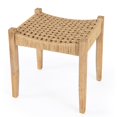thumbnail image 1 of Tabouret en Jute Tissé Naturel Garner, 1 of 9