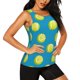 thumbnail image 2 of Balery Ball Tennis Camiseta sin mangas estampada ligera para mujer, tops de entrenamiento sin mangas, camisetas de yoga transpirables de secado rápido.-Large, 2 of 7