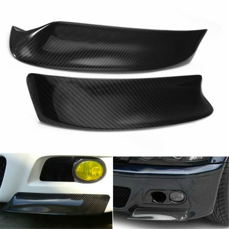 Racing Carbon Fiber Front Splitter Bumper Lip Spoiler For BMW E46 M3