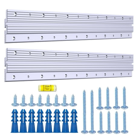 

12 French Cleat Picture Hanger Heavy Duty Aluminum Z Bar Clips Interlocking Wall Mounting Brackets for Hanging Mirror Panel Whiteboard Cabinet Shelf Headboard Photoes (2 Pairs up to 80 lbs)