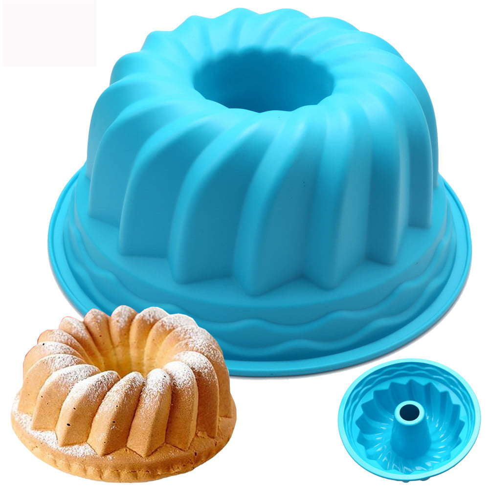 Ring Shaped Silicone Cake Mold Pan Muffin Bread Pizza Pastry Baking Tray Mould 